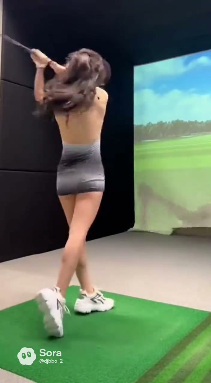 섹시 골퍼 누님 나이스샷