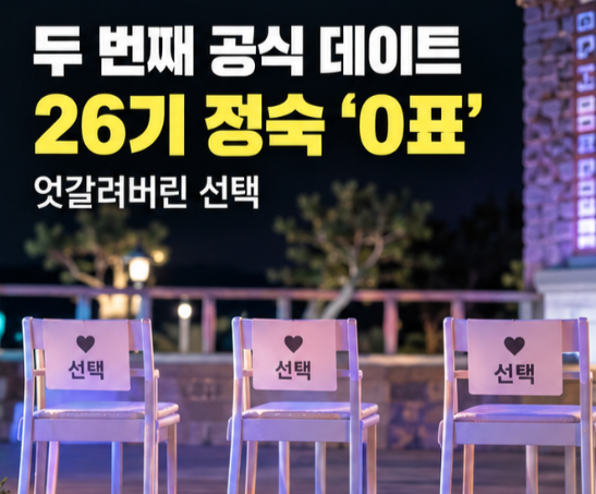 나솔사계 충격 결과, 정숙 0표에 미스터 최는 영자 품으로
